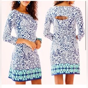 Lilly Pulitzer Hollee Dress Pineapple Party Engineered XL